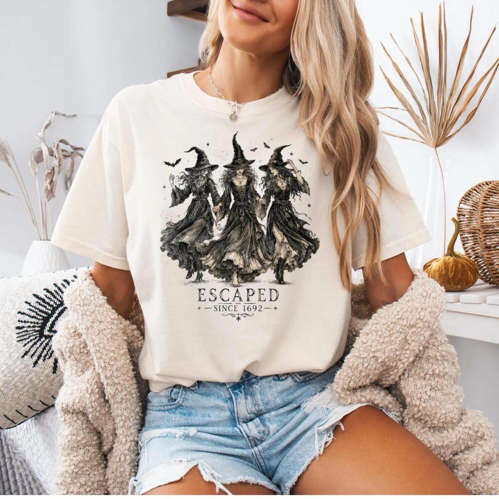 Salem Witch Shirt, Escaped Since 1692,  Tee